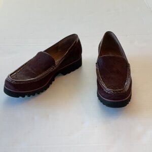 Donald J. Pliner calf hair loafer size 9